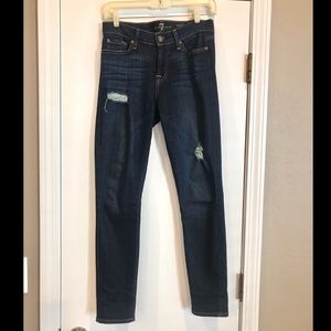 7 For All Mankind Jeans - 7 for all mankind gwenevere distressed skinny jean 7 For All Mankind Jeans - 7 for all mankind gwenevere distressed skinny jean